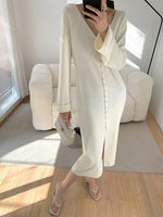 Load image into Gallery viewer, Midi Cardigan Dress in White
