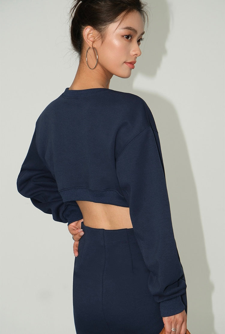 Cutout Back Sweater Dress [2 Colours]