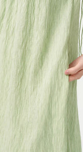 Textured Bead Cami Strap Pocket Maxi in Green