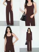 Load image into Gallery viewer, Tank Top // Cardigan // Pants Set [3 Colours]
