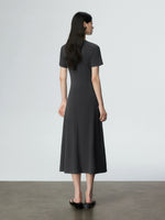 Load image into Gallery viewer, Shirring Midi Dress [2 Colours]
