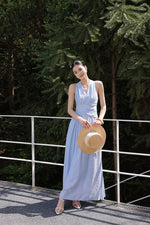 Load image into Gallery viewer, Gathered Pocket Maxi Dress [2 Colours]
