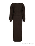 Load image into Gallery viewer, Korean Slit Knit Dress [3 Colours]
