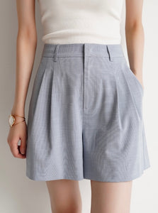 Tailored Long Shorts in Blue