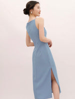 Load image into Gallery viewer, [Ready to Ship] Arya Cami Midi Dress in Lake
