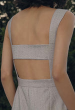 Load image into Gallery viewer, Cutout Back Pocket Maxi Jumpsuit in Grey
