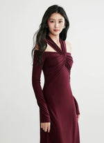 Load image into Gallery viewer, Multi-way Halter Off Shoulder Dress [2 Colours]
