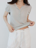 Load image into Gallery viewer, Korean Lami Knit Top [3 Colours]
