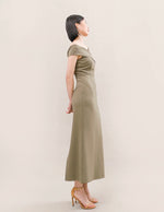 Load image into Gallery viewer, Off Shoulder Cross Midi Dress [2 Colours]
