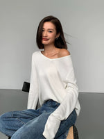 Load image into Gallery viewer, Light Wool Knit Blend Top [2 Colours]
