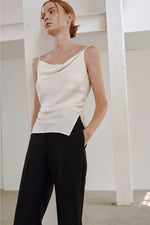 Load image into Gallery viewer, Korean Rina Drape Slit Camisole [3 Colours]
