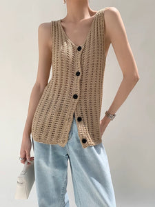 Crochet Long Top [2 Colours]