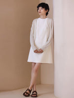 Load image into Gallery viewer, [Ready Stock] Classic Sleeveless Pocket Shift Dress in White

