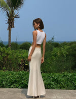 Load image into Gallery viewer, Satin Mermaid Maxi Skirt [2 Colours]
