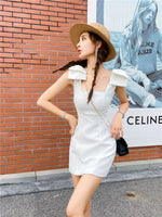 Load image into Gallery viewer, [Ready Stock] Mini Bow Dress in White
