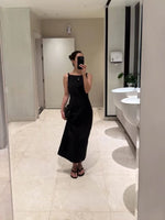 Load image into Gallery viewer, Korean Tencel Blend Twist Strap Sheath Dress [2 Colours]
