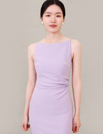 Load image into Gallery viewer, Boatneck Cami Slit Dress [2 Colours]
