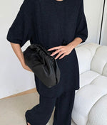 Load image into Gallery viewer, Relaxed Knit Top// Pants Set [3 Colours]
