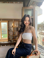 Load image into Gallery viewer, Extra Stretch Padded Lace Back Tube Top [2 Colours]
