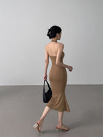 Load image into Gallery viewer, Stretch Halter Bodycon Mermaid Dress [5 Colours]
