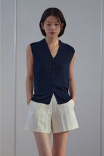 Load image into Gallery viewer, Korean Tencel Vest Top + Neck Tie [4 Colours]
