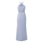 Load image into Gallery viewer, [Customizable] Satin Ribbon Tie Back Twist Gown [3 Colours]
