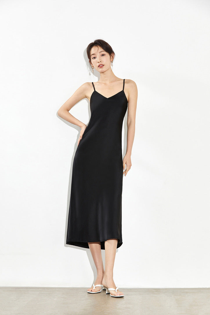 V Cami Slip Dress [3 Colours]