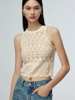 Load image into Gallery viewer, Laser Cut Knit Tank [2 Colours]
