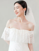 Load image into Gallery viewer, Lace Wedding Veil - Short
