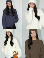 Load image into Gallery viewer, Oversized Sweater + Beanie Set [3 Colours]
