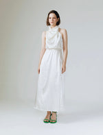 Load image into Gallery viewer, Amelia Ruffle Dress in White
