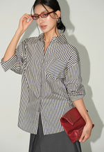 Load image into Gallery viewer, Classic Striped Shirt [2 Colours]
