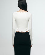 Load image into Gallery viewer, Ruffle Long Sleeve Top [2 Colours]
