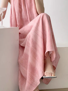 Linen Braid Textured Tent Dress [3 Colours]