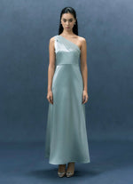 Load image into Gallery viewer, Toga Sheen Gown with Drape [2 Colours]
