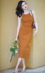 Load image into Gallery viewer, Cami Sheath Dress in Orange
