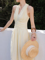 Load image into Gallery viewer, Gathered Pocket Maxi Dress [2 Colours]
