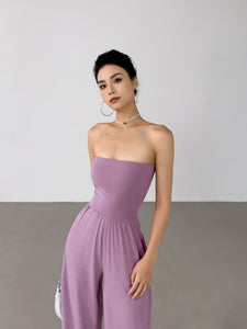 Bustier Stretch Maxi Jumpsuit [3 Colours]