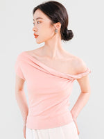 Load image into Gallery viewer, Toga Twist Top in Pink
