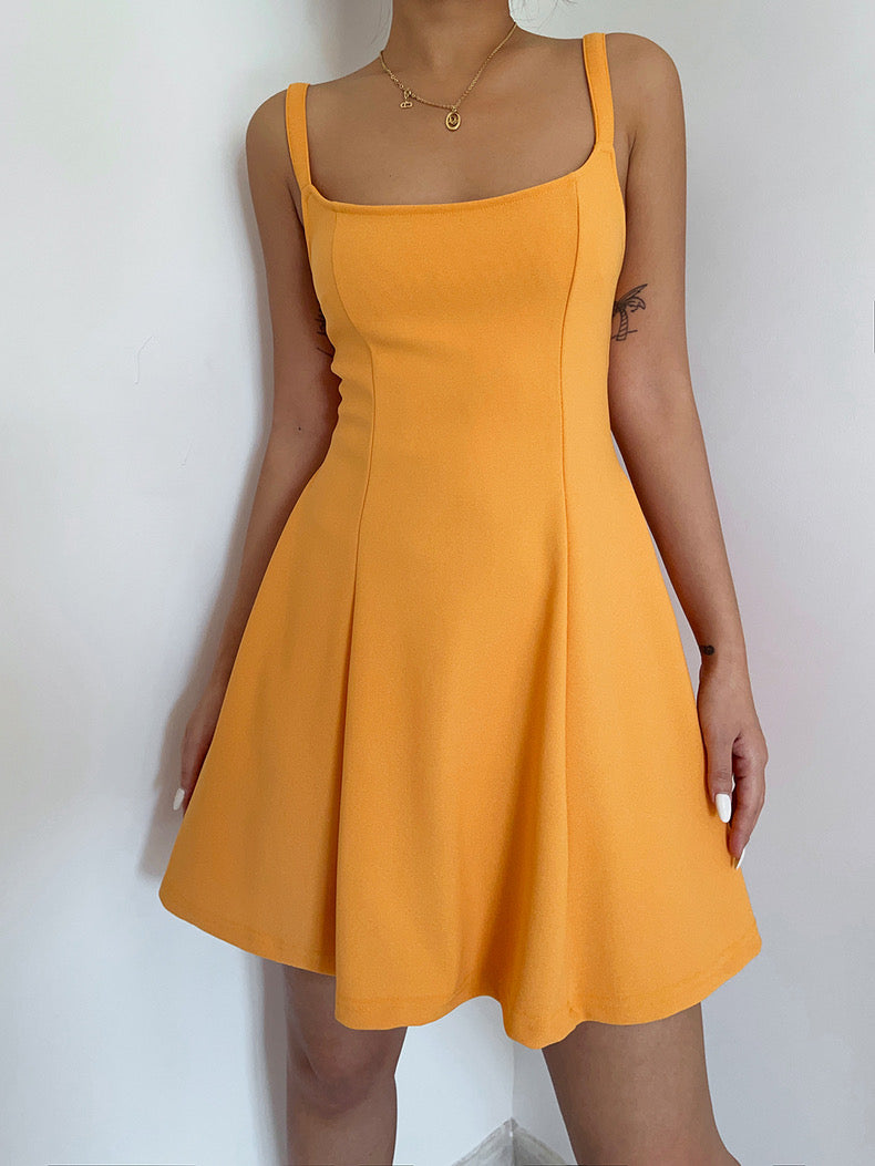 Tie Back Skater Dress [4 Colours]