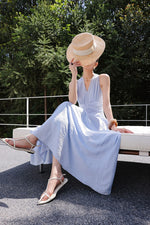 Load image into Gallery viewer, Gathered Pocket Maxi Dress [2 Colours]
