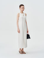 Load image into Gallery viewer, Cutout Back Pocket Slit Shift Dress [2 Colours]
