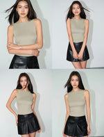 Load image into Gallery viewer, Boatneck Sleeveless Top [4 Colours]
