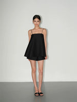 Load image into Gallery viewer, Satin Flare Cami Top // Tailored Shorts [2 Colours]
