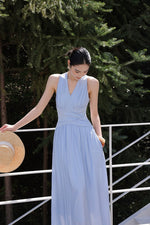 Load image into Gallery viewer, Gathered Pocket Maxi Dress [2 Colours]
