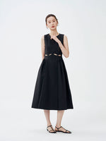 Load image into Gallery viewer, Cutout Pocket Midi Dress [2 Colours]
