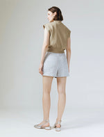 Load image into Gallery viewer, Glacier Tweed Skort in Blue
