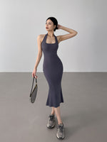 Load image into Gallery viewer, Stretch Halter Bodycon Mermaid Dress [5 Colours]
