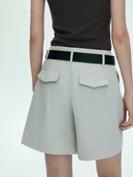 Load image into Gallery viewer, Tencel Blend 2-Way Cuff Shorts [2 Colours]
