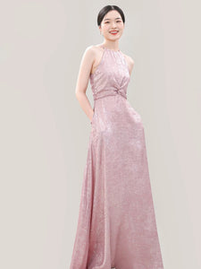 Chinoiserie Evening Gowns in Pink